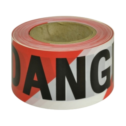 WORKWEAR, SAFETY & CORPORATE CLOTHING SPECIALISTS DANGER black on red/white tape