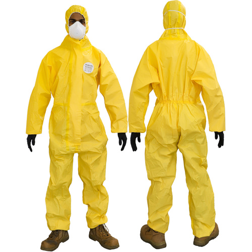 WORKWEAR, SAFETY & CORPORATE CLOTHING SPECIALISTS Chembarrier Bioshield Coveralls, Type 3/4/5/6 - Medium