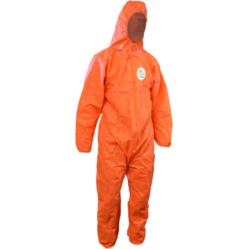WORKWEAR, SAFETY & CORPORATE CLOTHING SPECIALISTS 'Chemguard' SMS disposable coveralls - orange - Medium