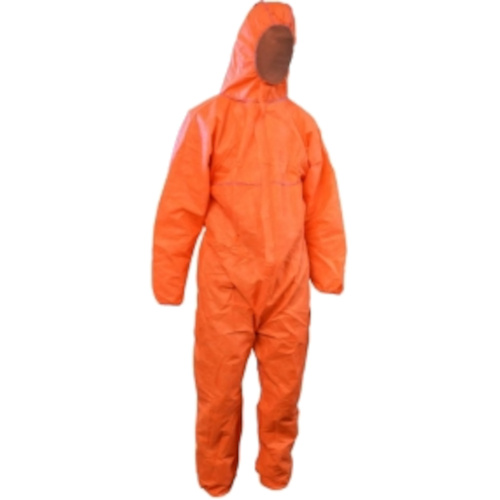 WORKWEAR, SAFETY & CORPORATE CLOTHING SPECIALISTS Maxisafe Orange Polypropylene Disposable Coveralls - Small