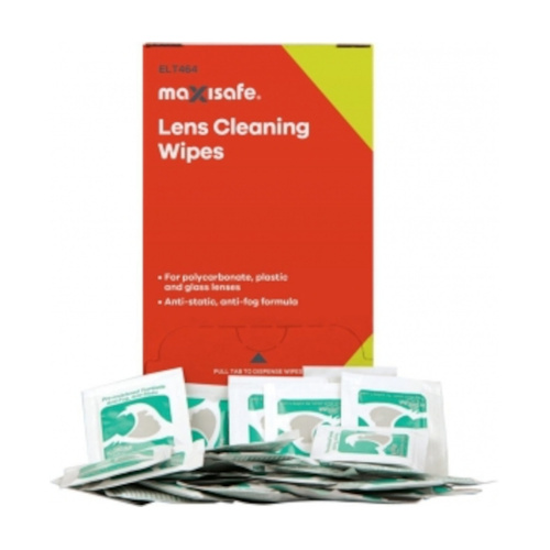 WORKWEAR, SAFETY & CORPORATE CLOTHING SPECIALISTS - Maxisafe Anti-Fog Lens Cleaning Satchets