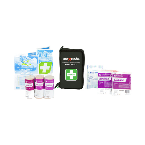 WORKWEAR, SAFETY & CORPORATE CLOTHING SPECIALISTS - Maxisafe Snake & Spider Bite First Aid Kit