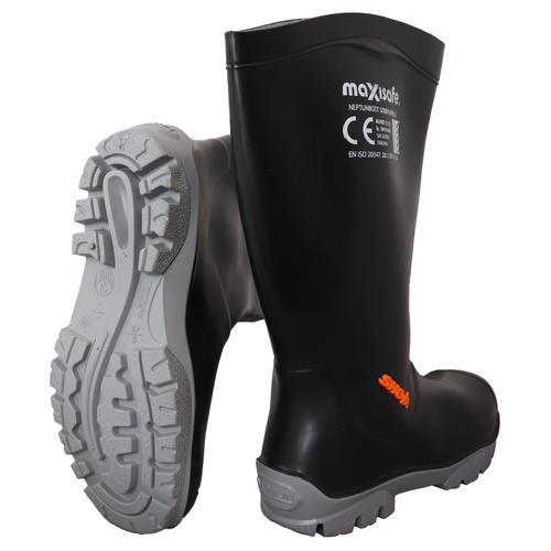 WORKWEAR, SAFETY & CORPORATE CLOTHING SPECIALISTS - Shova Black Non-safety Gumboot - size 4