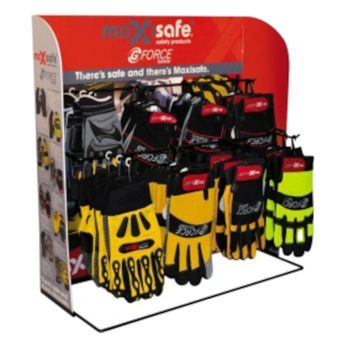 WORKWEAR, SAFETY & CORPORATE CLOTHING SPECIALISTS 3 Tier, 8 Hook Glove Merchandiser