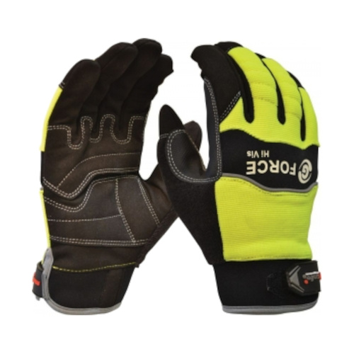WORKWEAR, SAFETY & CORPORATE CLOTHING SPECIALISTS - G-Force HiVis Mechanics Riggers Glove