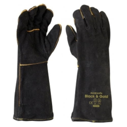 WORKWEAR, SAFETY & CORPORATE CLOTHING SPECIALISTS - "Black & Gold" Welders glove