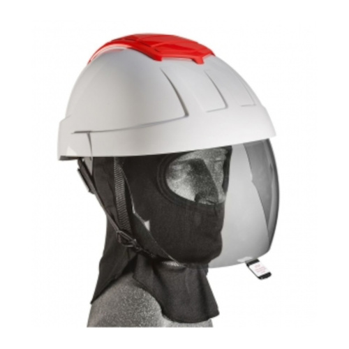 WORKWEAR, SAFETY & CORPORATE CLOTHING SPECIALISTS - E-Man 7000 Helmet with Grey IR visor, balaclava & chinstrap