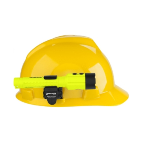 WORKWEAR, SAFETY & CORPORATE CLOTHING SPECIALISTS Dual Light Flashlight with Tail Magnet & Helmet Slot Kit - Intrinsically Safe