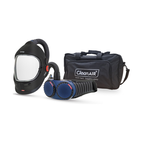 WORKWEAR, SAFETY & CORPORATE CLOTHING SPECIALISTS - CleanAIR Omnira Face Shield & AerGO PAPR Kit
