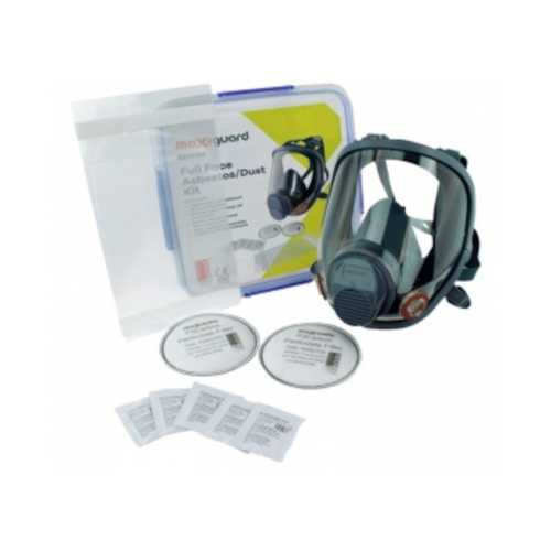 WORKWEAR, SAFETY & CORPORATE CLOTHING SPECIALISTS - Maxiguard Full Face Respirator Asbestos/Dust Kit - Medium