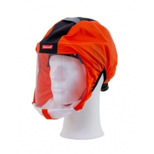 WORKWEAR, SAFETY & CORPORATE CLOTHING SPECIALISTS CleanAir Protective Short Respiratory Hood CA-1 - Orange