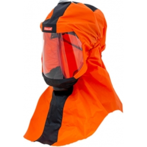 WORKWEAR, SAFETY & CORPORATE CLOTHING SPECIALISTS CleanAir Protective Long Respiratory Hood CA-2, Orange
