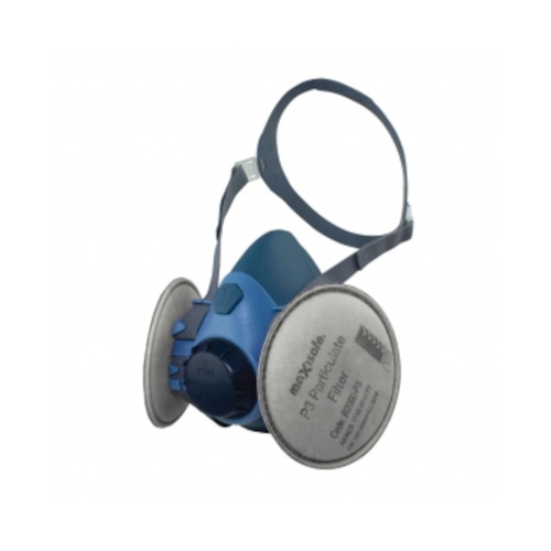 WORKWEAR, SAFETY & CORPORATE CLOTHING SPECIALISTS Maxiguard Half Mask Silicone General Purpose Kit w/ P3 cartridges Medium (Plain bag)