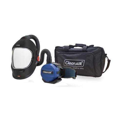 WORKWEAR, SAFETY & CORPORATE CLOTHING SPECIALISTS - CleanAIR Omnira Face Shield & Basic PAPR Kit