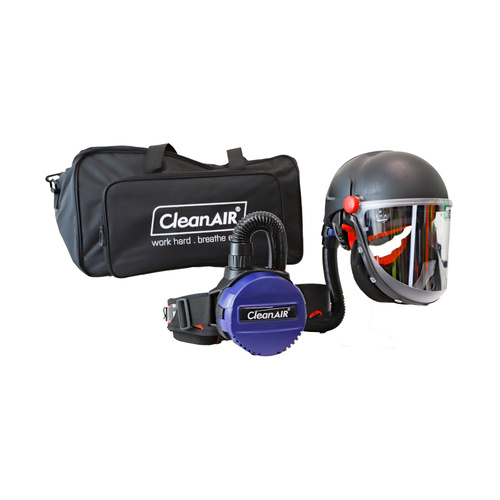 WORKWEAR, SAFETY & CORPORATE CLOTHING SPECIALISTS CleanAIR CA-40G Helmet with toric visor and Basic PAPR kit