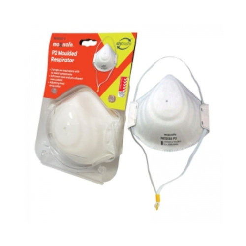 WORKWEAR, SAFETY & CORPORATE CLOTHING SPECIALISTS - Maxisafe Moulded P2 respirator, card of 3