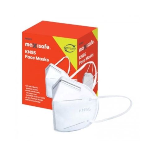 WORKWEAR, SAFETY & CORPORATE CLOTHING SPECIALISTS KN95 Flatfold mask with earloops, box 20