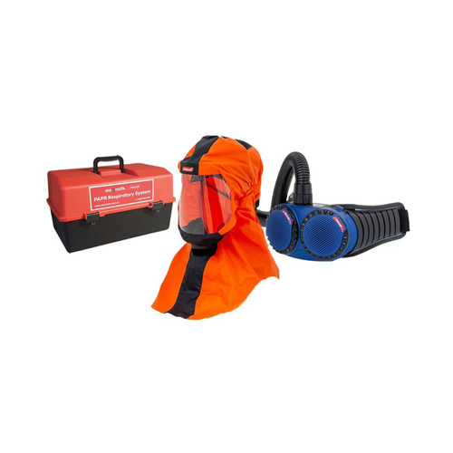 WORKWEAR, SAFETY & CORPORATE CLOTHING SPECIALISTS - CleanAir Long Hood with AerGo PAPR