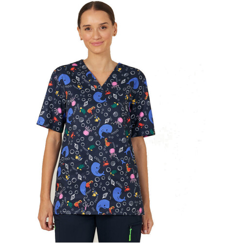 WORKWEAR, SAFETY & CORPORATE CLOTHING SPECIALISTS DISCONTINUED - UNDER SEA SCRUB TOP