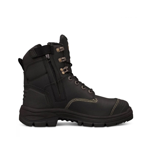 WORKWEAR, SAFETY & CORPORATE CLOTHING SPECIALISTS AT 55 - 150mm Zip Side Lace Up Boot - 55345Z