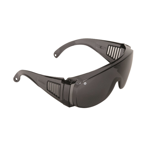 WORKWEAR, SAFETY & CORPORATE CLOTHING SPECIALISTS Visitors Safety Glasses Smoke Lens (MOQ 12)