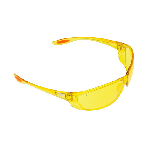 WORKWEAR, SAFETY & CORPORATE CLOTHING SPECIALISTS - Switch Amber Safety Glasses (MOQ 12)