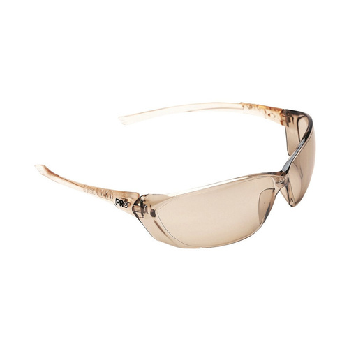 WORKWEAR, SAFETY & CORPORATE CLOTHING SPECIALISTS - Richter Safety Glasses Light Brown Mirror Lens (MOQ 12)