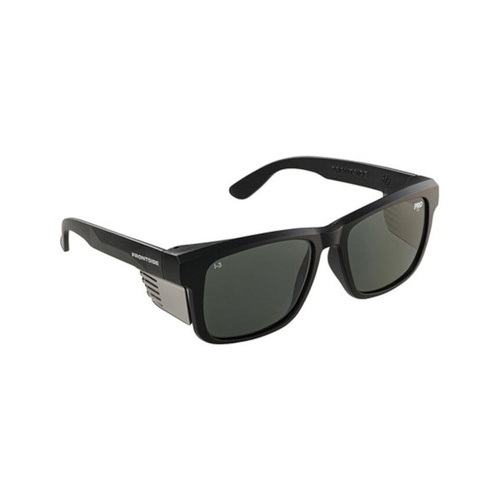 WORKWEAR, SAFETY & CORPORATE CLOTHING SPECIALISTS - SAFETY GLASSES FRONTSIDE POLARISED SMOKE LENS WITH BLACK FRAME