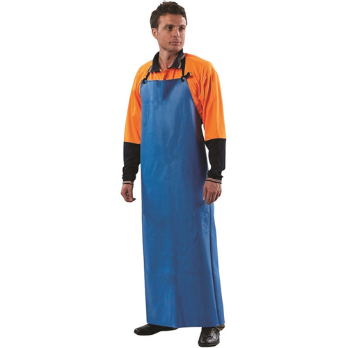 WORKWEAR, SAFETY & CORPORATE CLOTHING SPECIALISTS PVC Apron 90cm X 120cm Blue
