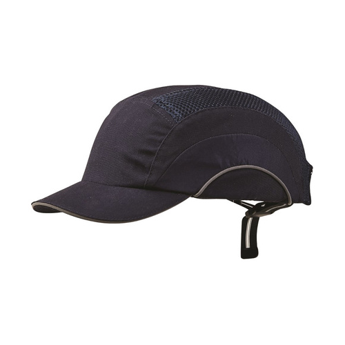 WORKWEAR, SAFETY & CORPORATE CLOTHING SPECIALISTS - Bump Cap - Short Peak Navy
