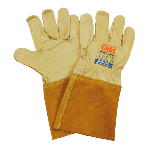 WORKWEAR, SAFETY & CORPORATE CLOTHING SPECIALISTS Cow Grain Rigger with Extended Cuff