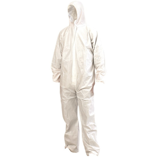 WORKWEAR, SAFETY & CORPORATE CLOTHING SPECIALISTS BarrierTech SMS Coveralls White (MOQ 5)