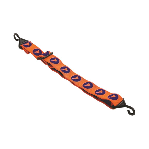 WORKWEAR, SAFETY & CORPORATE CLOTHING SPECIALISTS Hard Hat Chin Strap Orange/Blue (MOQ 5)