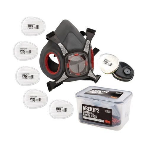 WORKWEAR, SAFETY & CORPORATE CLOTHING SPECIALISTS - Maxi Mask 2000 Half Face Respirator Chemical Kit Handy Pack