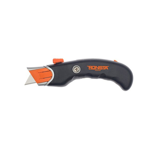 WORKWEAR, SAFETY & CORPORATE CLOTHING SPECIALISTS - RONSTA KNIVES AUTO-RETRACTABLE SAFETY KNIFE WITH PISTOL GRIP (MOQ 6)