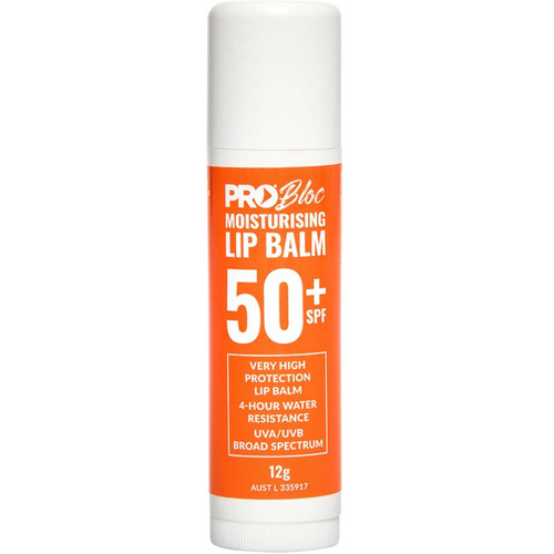 WORKWEAR, SAFETY & CORPORATE CLOTHING SPECIALISTS - PROBLOC SPF 50+ Lip Balm 12g (MOQ 12)