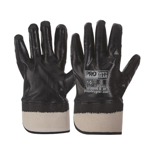 WORKWEAR, SAFETY & CORPORATE CLOTHING SPECIALISTS - SUPER-GUARD Nitrile Fully Dipped & Safety Cuff