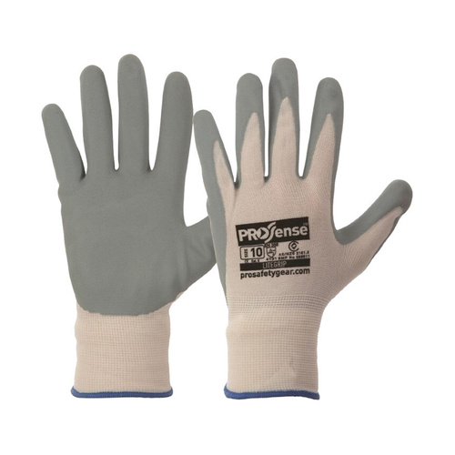 WORKWEAR, SAFETY & CORPORATE CLOTHING SPECIALISTS - Prosense Lite Grip Gloves (MOQ 12)