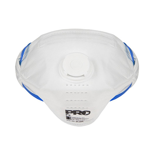 WORKWEAR, SAFETY & CORPORATE CLOTHING SPECIALISTS - DISCONTINUED - Horizontal Flat Fold P2 Respirator with Valve Box of 10
