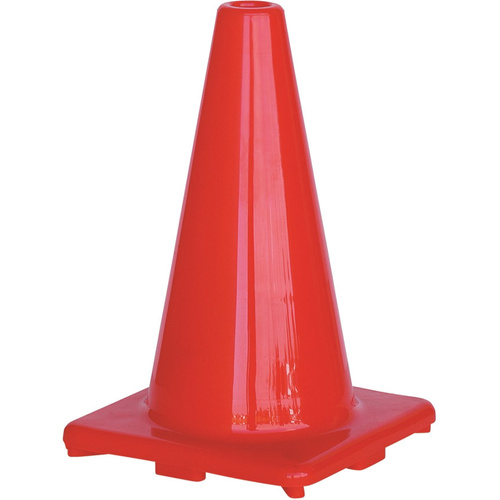 WORKWEAR, SAFETY & CORPORATE CLOTHING SPECIALISTS - Orange PVC Traffic Cones 300mm