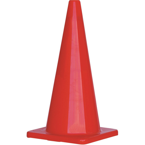 WORKWEAR, SAFETY & CORPORATE CLOTHING SPECIALISTS - Orange PVC Traffic Cones 700mm