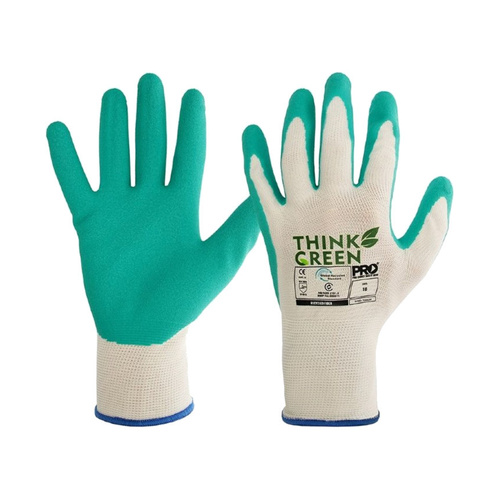 WORKWEAR, SAFETY & CORPORATE CLOTHING SPECIALISTS - THINK GREEN Latex Grip Recycled Glove
