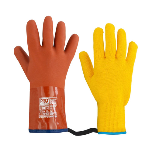 WORKWEAR, SAFETY & CORPORATE CLOTHING SPECIALISTS - DISCONTINUED - ThermoGrip Glove - Premium PVC Glove with Removeable Winter Liner