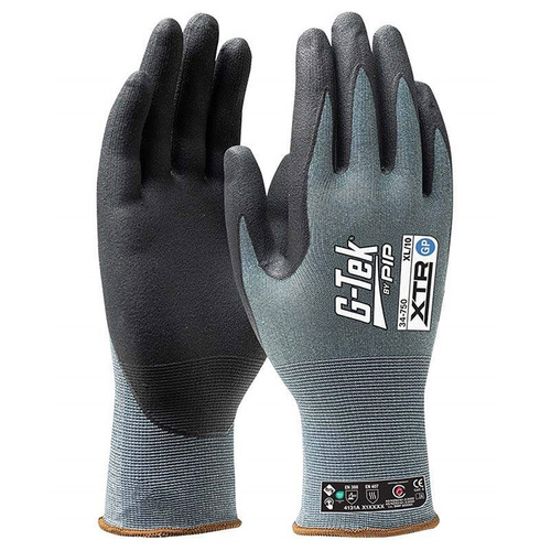 WORKWEAR, SAFETY & CORPORATE CLOTHING SPECIALISTS G-TEK XTR MICRO NITRILE PALM DIP GP (MOQ 12)
