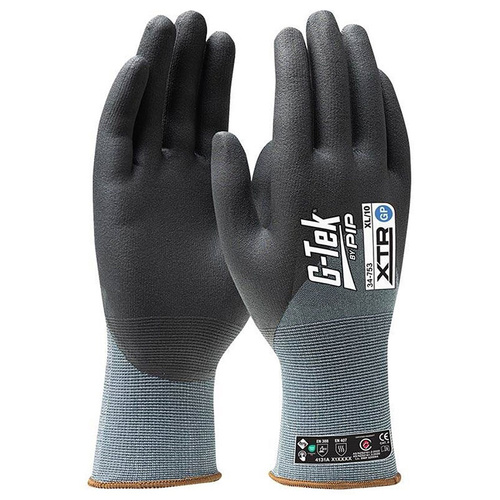 WORKWEAR, SAFETY & CORPORATE CLOTHING SPECIALISTS - G-TEK XTR MICRO NITRILE 3/4 DIP GP (MOQ 12)