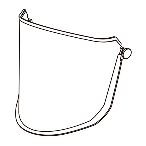 WORKWEAR, SAFETY & CORPORATE CLOTHING SPECIALISTS - VANGUARD G4 PAPR FRONT / INSIDE COVER IMPACT LENS