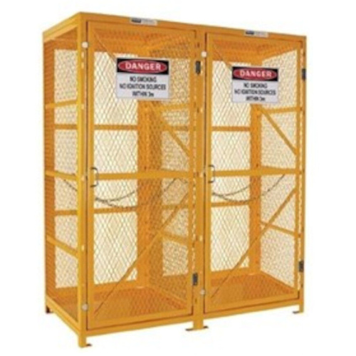 WORKWEAR, SAFETY & CORPORATE CLOTHING SPECIALISTS Gas Cylinder Storage Cage. 1 Storage Level Up To 18 G-Sized Cylinders