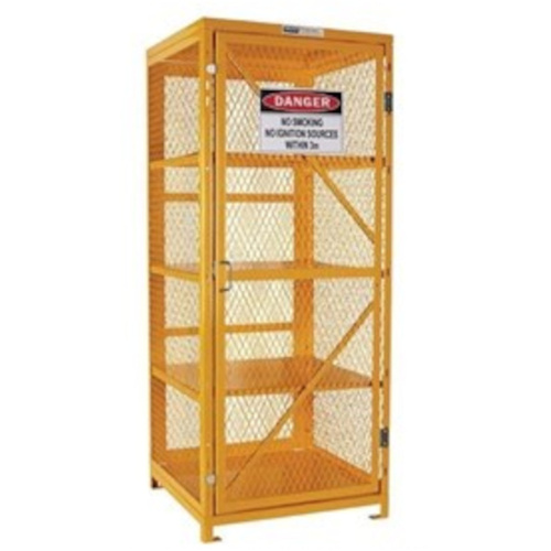 WORKWEAR, SAFETY & CORPORATE CLOTHING SPECIALISTS - Aerosol Storage Cage. 4 Storage Levels Up To 400 Cans. (Comes Flat Packed - Assembly Required)