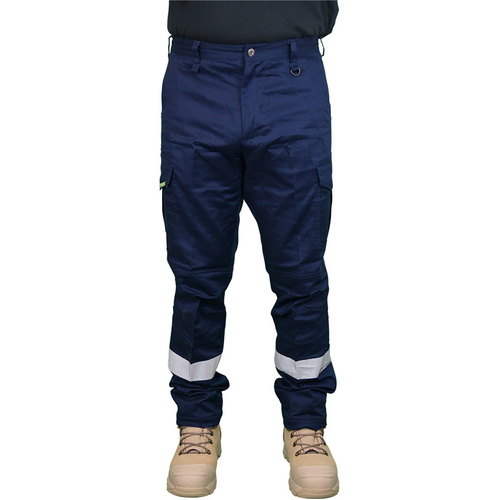 WORKWEAR, SAFETY & CORPORATE CLOTHING SPECIALISTS DISCONTINUED - Stretch Ripstop Modern Fit Taped Cargo Pants