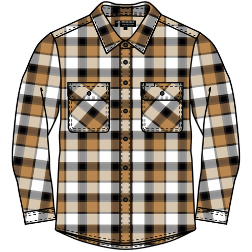 WORKWEAR, SAFETY & CORPORATE CLOTHING SPECIALISTS Hip Pocket Flannelette Shirt Men's Open Front
